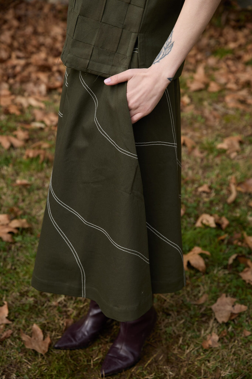 Green Believe Skirt
