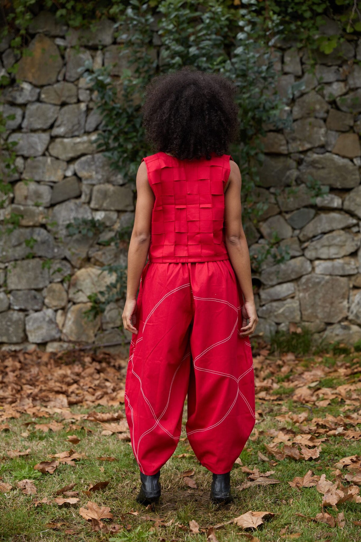 Red Still Pants
