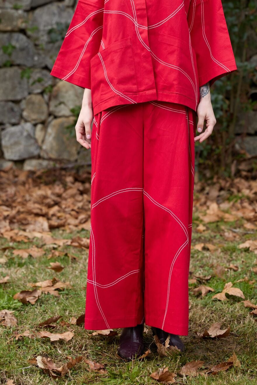 Red Love Pants