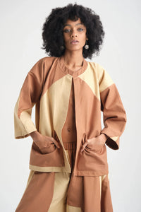 Clay Lily Top in organic Drill Cotton by White Canvas - Image 1