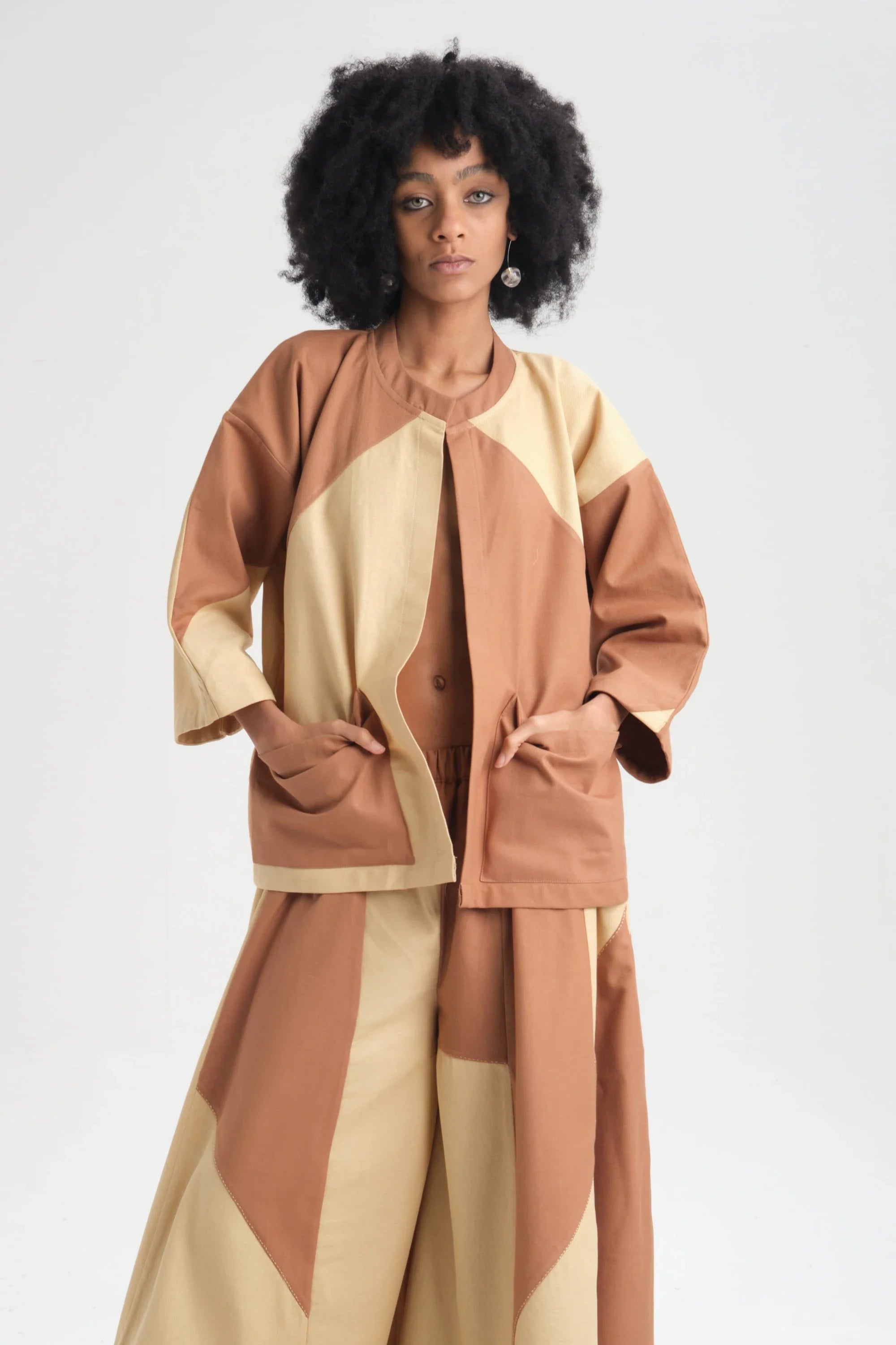 Clay Lily Top in organic Drill Cotton by White Canvas - Image 5