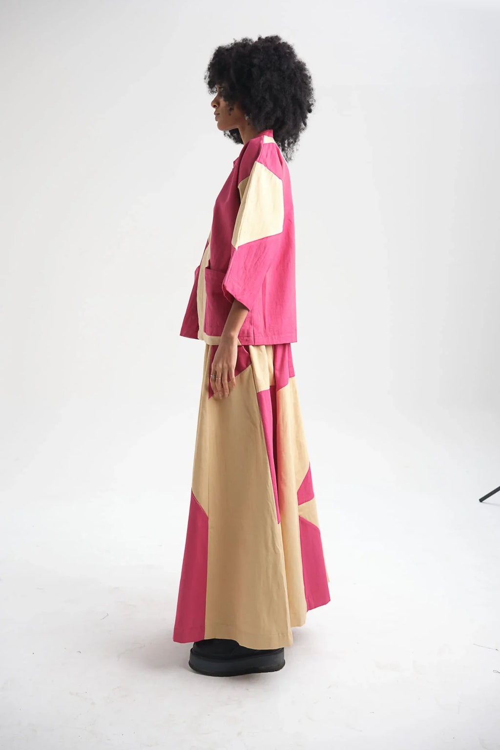 Pink Lily Top in organic Drill Cotton by White Canvas - Image 3