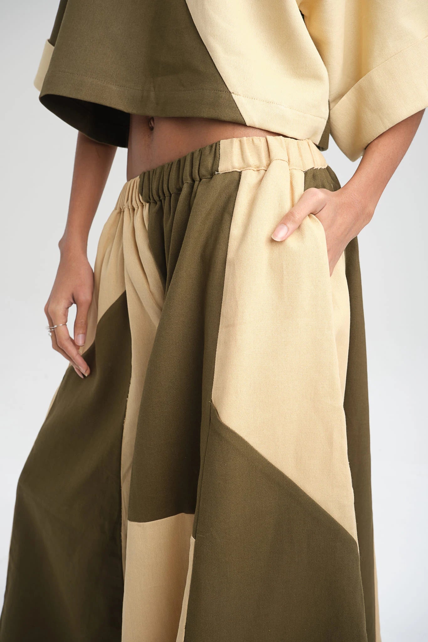 Green Tulip Pants in organic Drill Cotton by White Canvas - Image 6