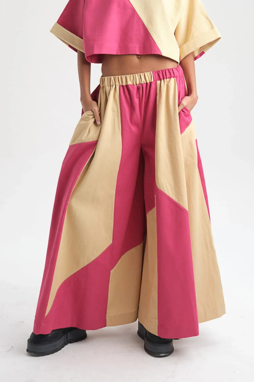 Pink Tulip Pants in organic Drill Cotton by White Canvas - Image 2