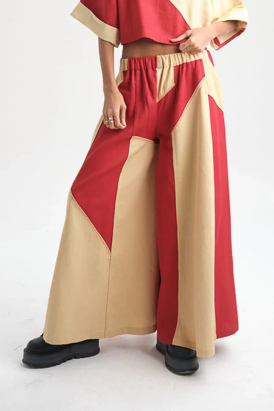 Red Tulip Pants in organic Drill Cotton by White Canvas - Image 2