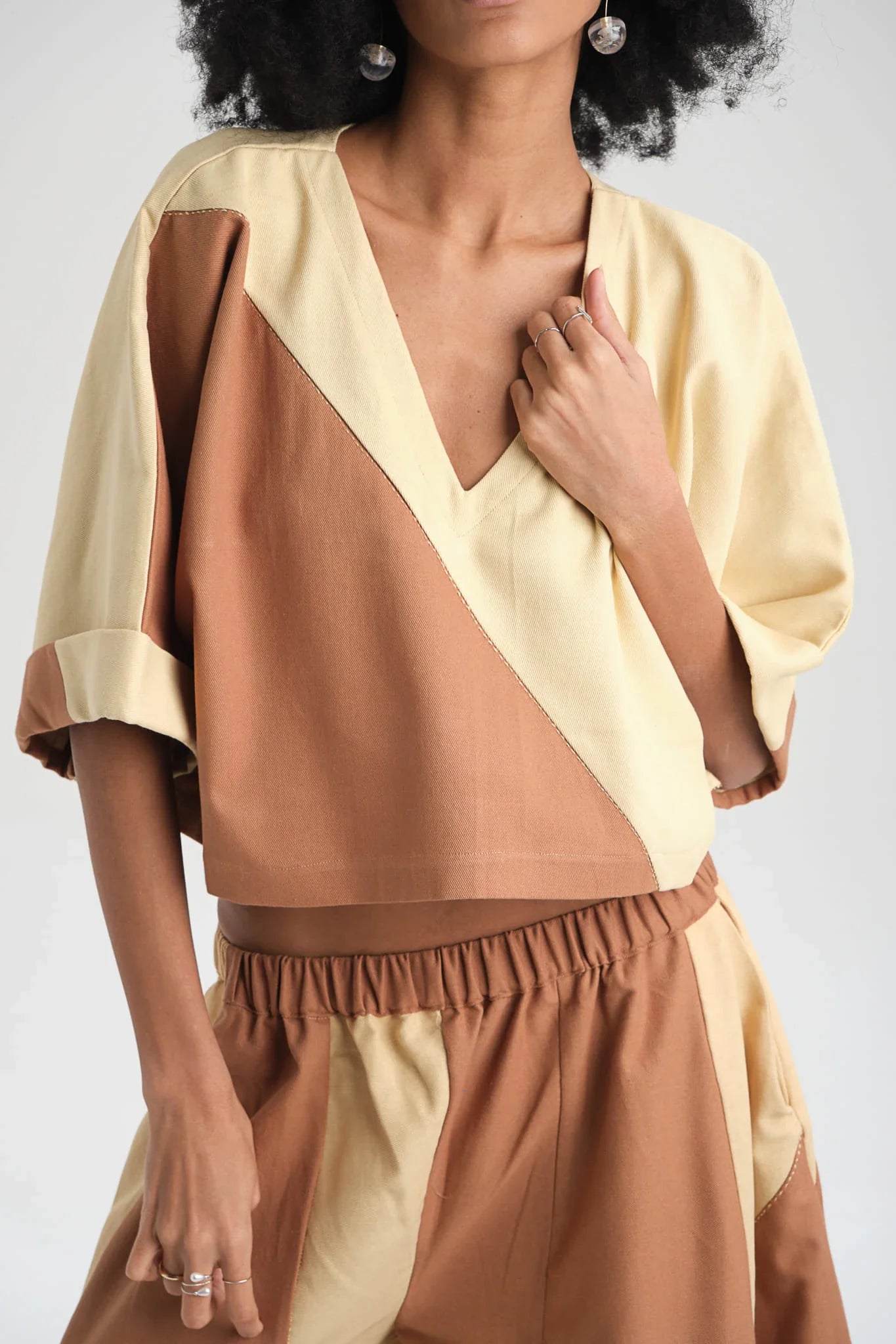 Clay Tulip Set in organic Drill Cotton by White Canvas - Image 4