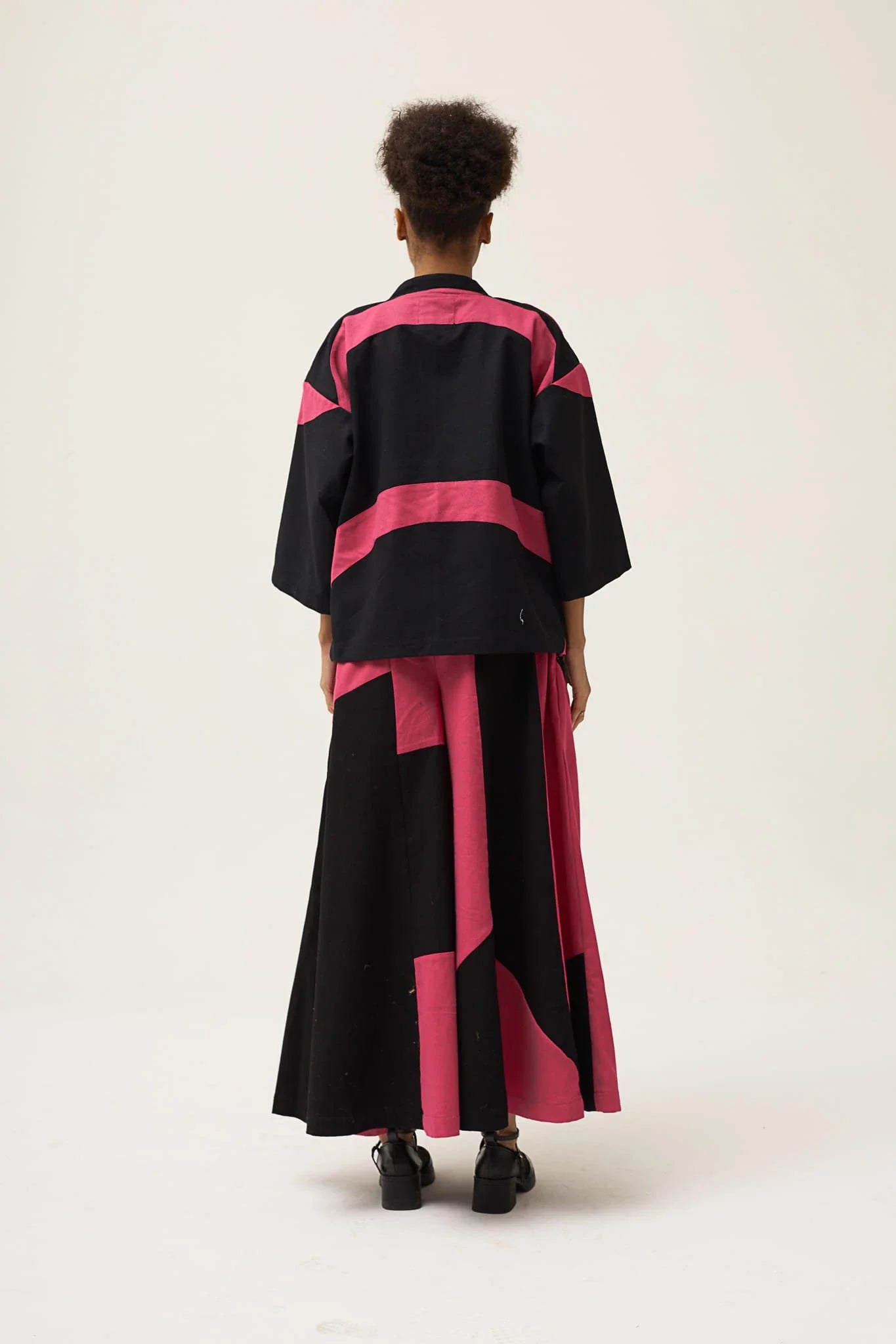 Pink Ring Pollen Set in organic Drill Cotton by White Canvas - Image 4