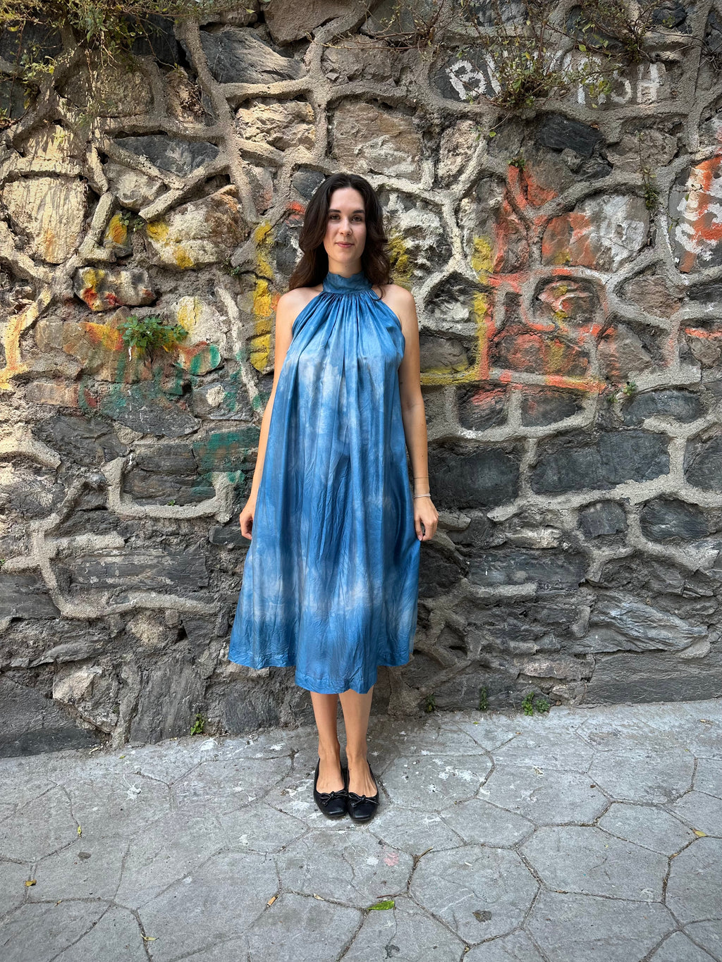 vegan silk dress
