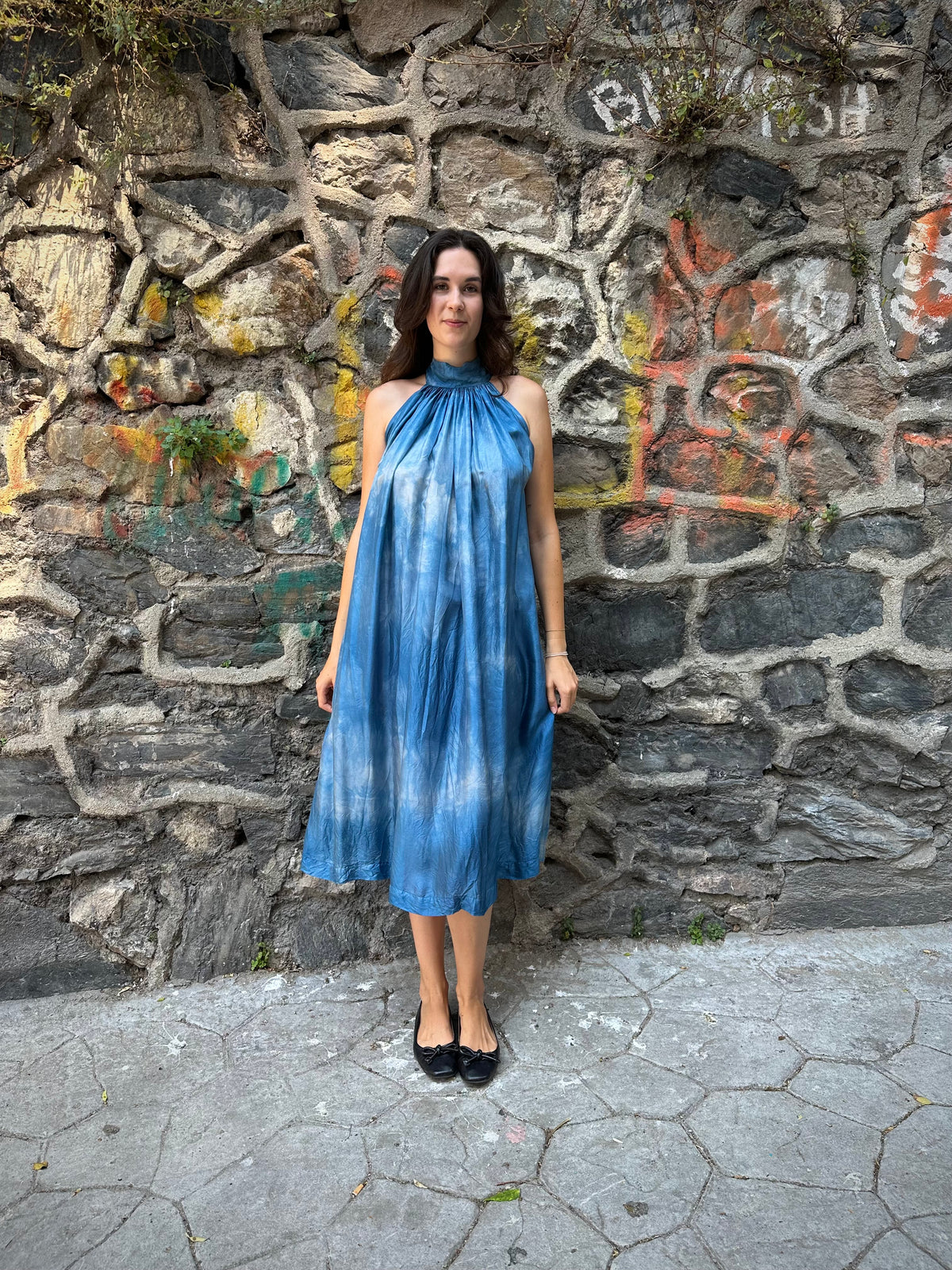 vegan silk dress