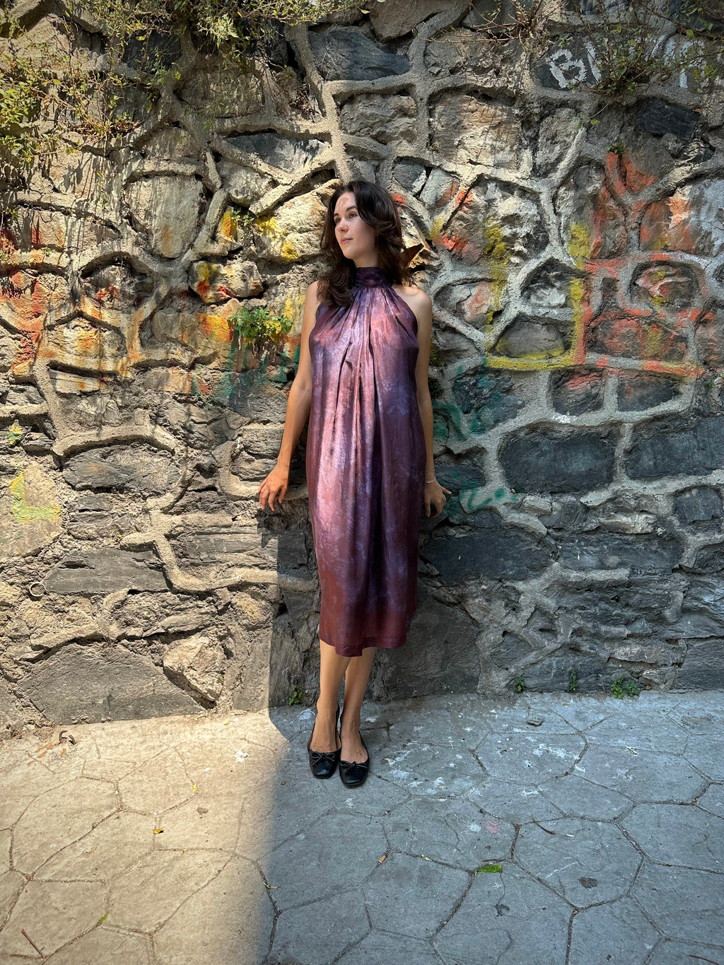 crafted in house silk dress