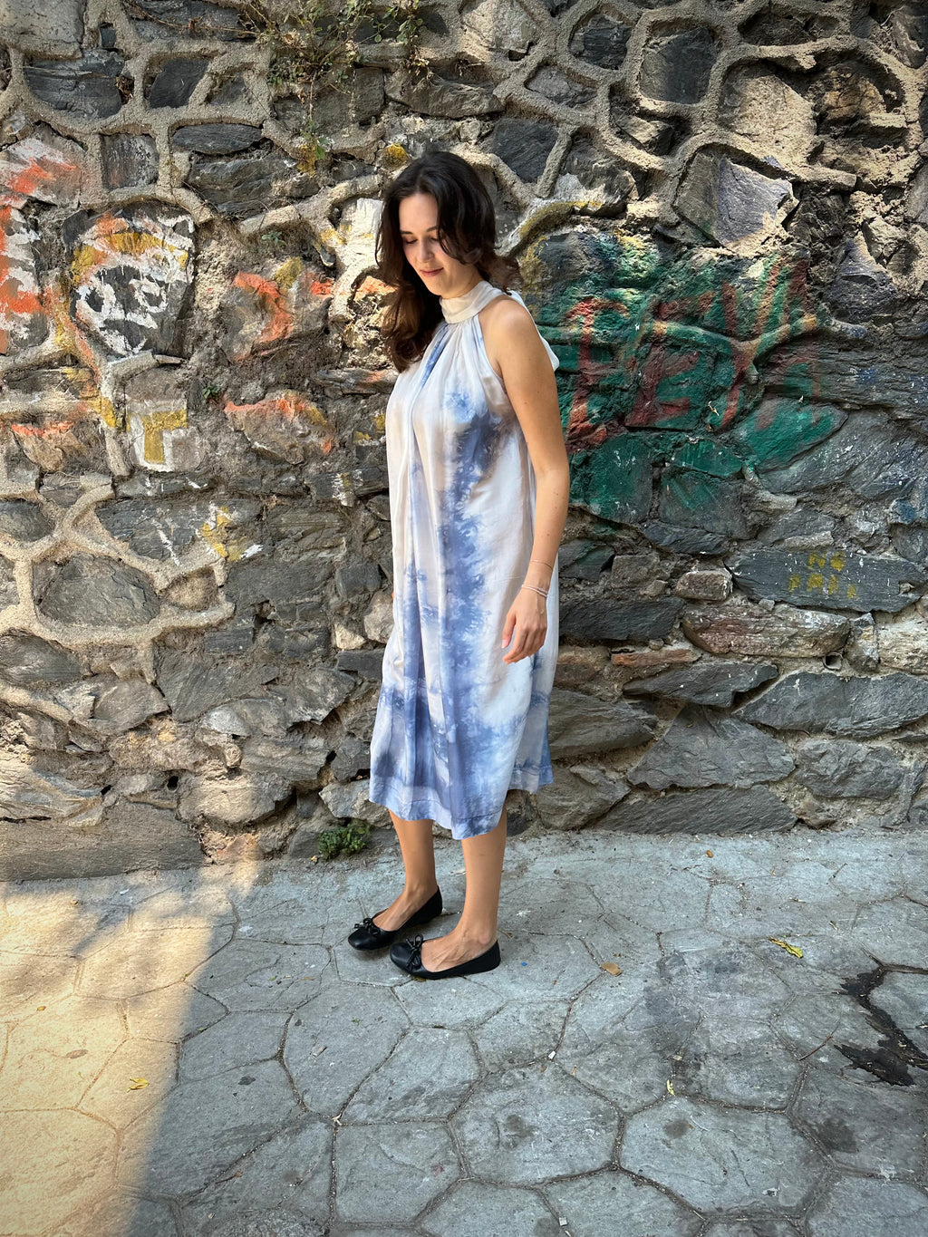 handmade vegan silk dress