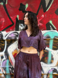 Purple Silk Nikki Top