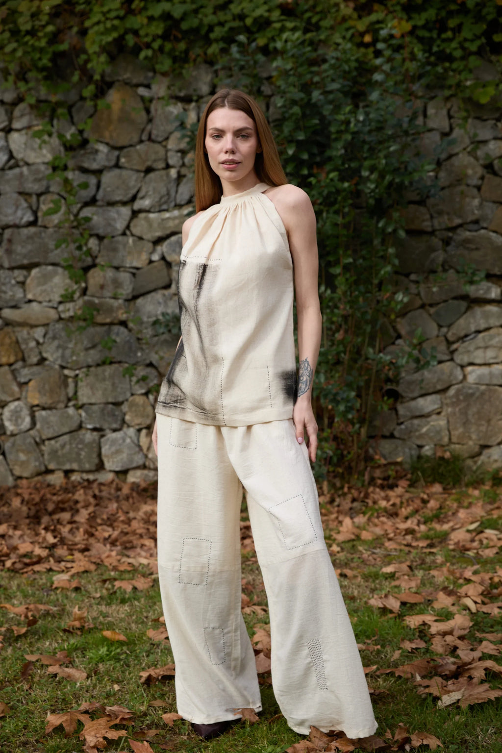 Black Dove Set in handwoven Kala Cotton (100%), by White Canvas - Image 7