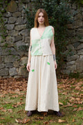 Green Marti Set in handwoven Dobby Cotton (100%), by White Canvas - Image 1