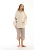 Cream Rize Jacket in organic & Handwoven Shile by White Canvas - Image 1