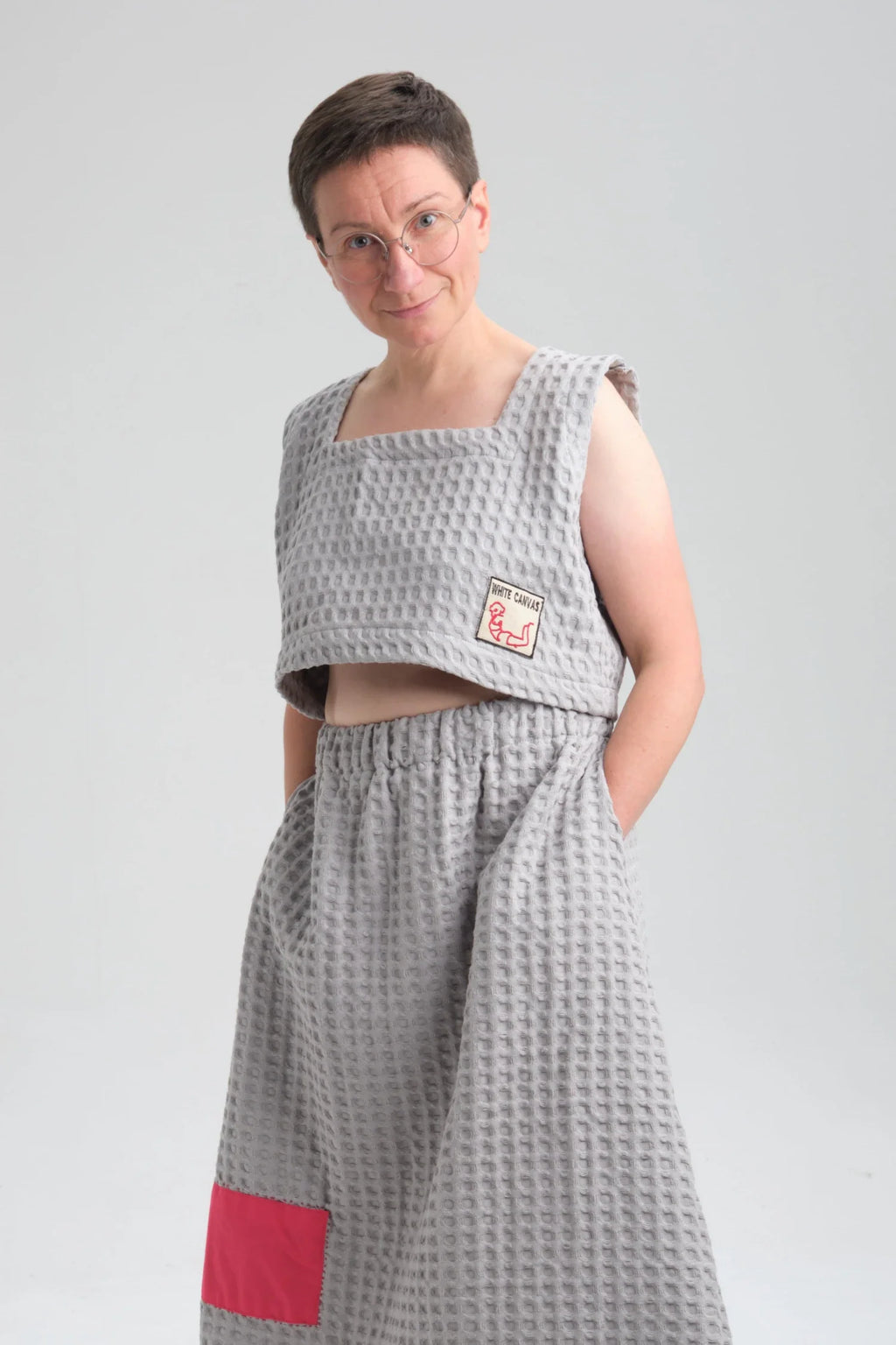 Grey Pivot Top - Grey