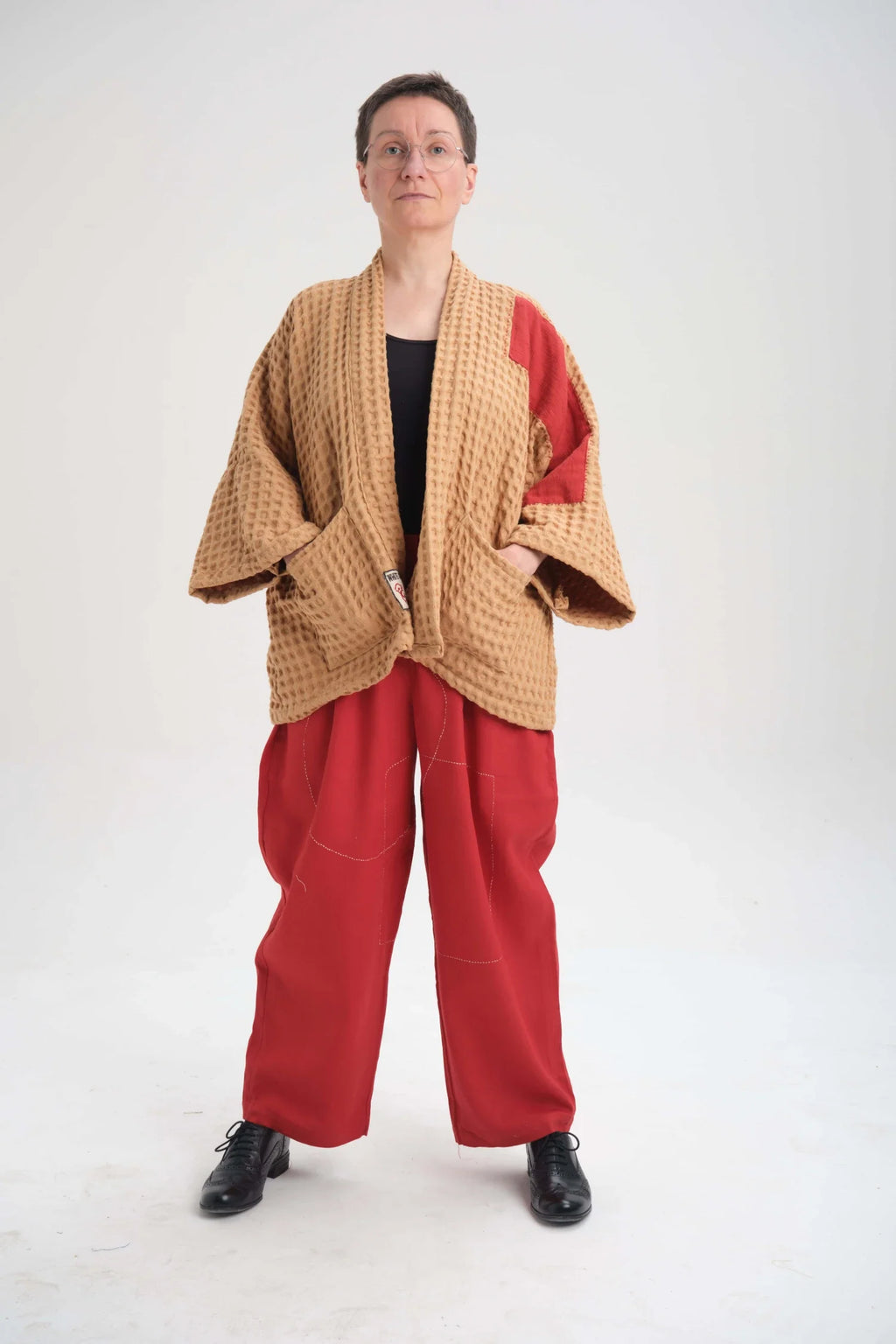 Brown Ripple Jacket - Brown