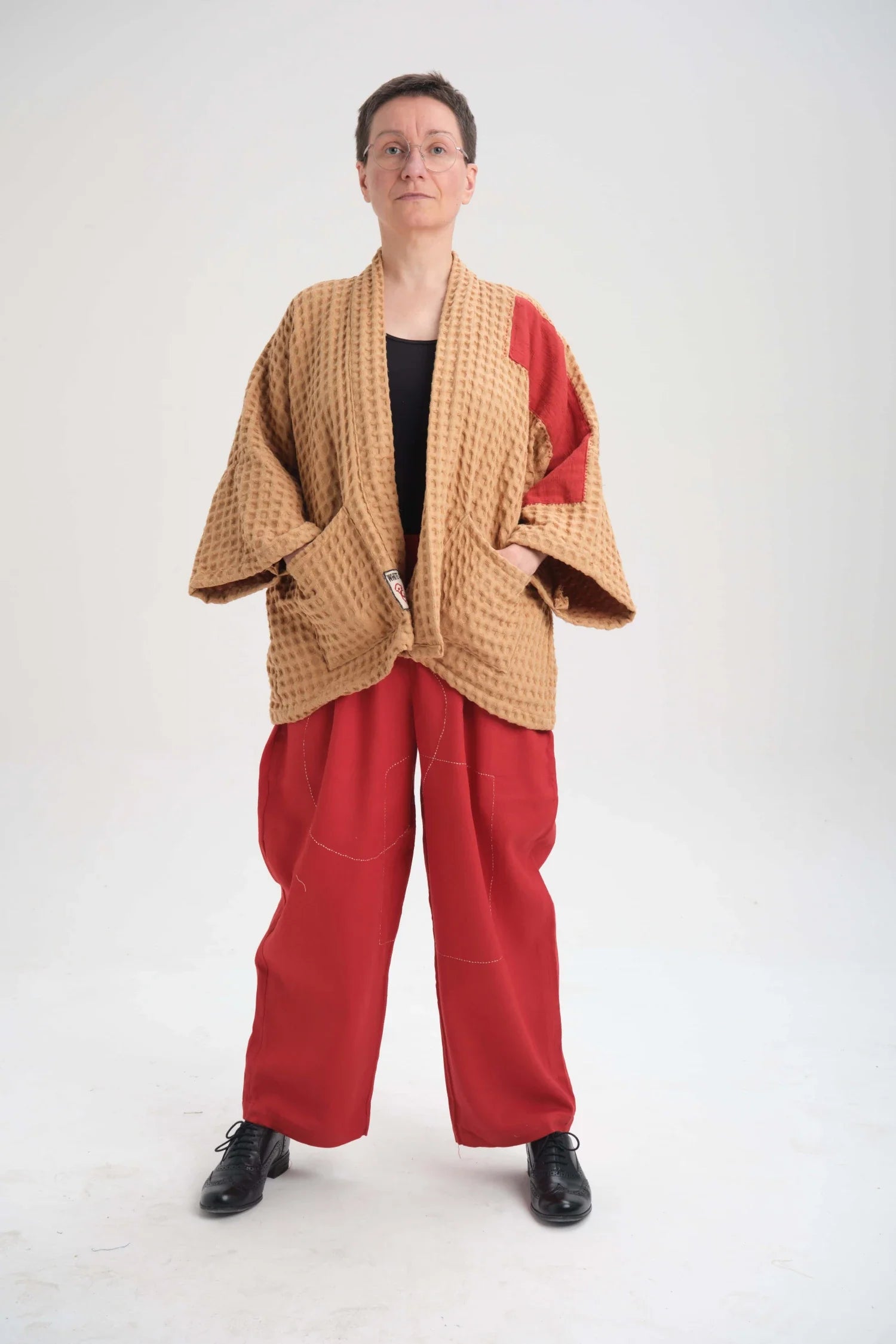 Brown Ripple Jacket - Brown