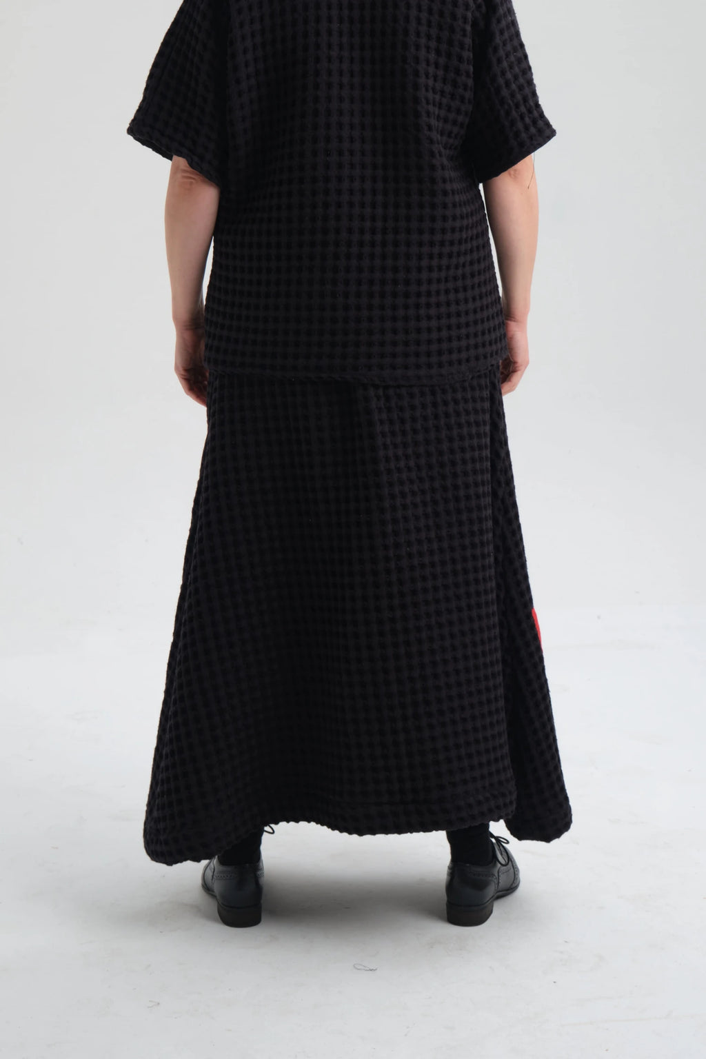 Black Ripple Skirt