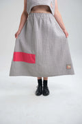 Grey Ripple Skirt