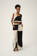 Black Jerry Pants in handwoven Dobby Cotton by White Canvas - Image 1