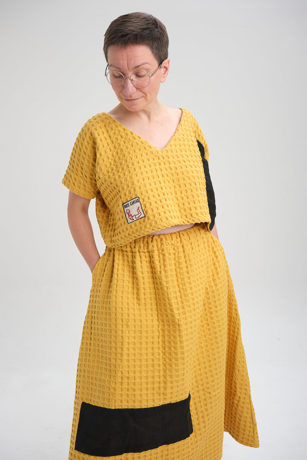 handcrafted, ethically made, and designed with comfort in mind. Relaxed fit, slow fashion piece with traditional Kantha embroidery.