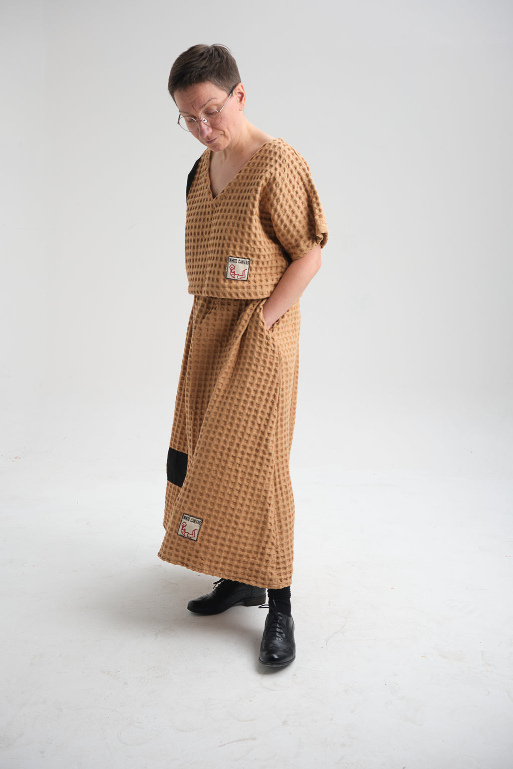 100% cotton dress for winters