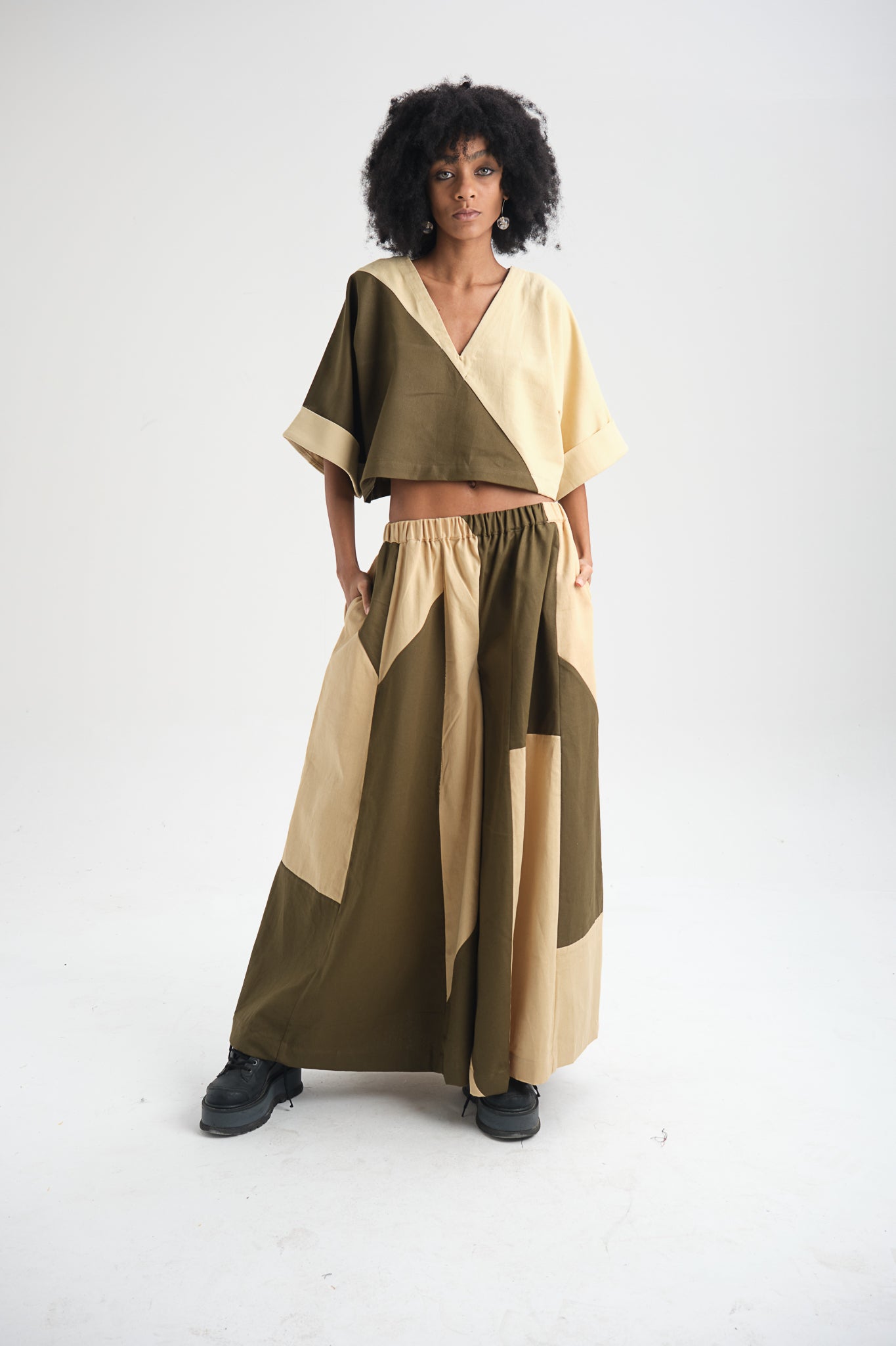 Soft yet stylish cotton canvas top for women – breathable, durable, and ethically made. A versatile sustainable fashion piece, perfect for casual and statement looks