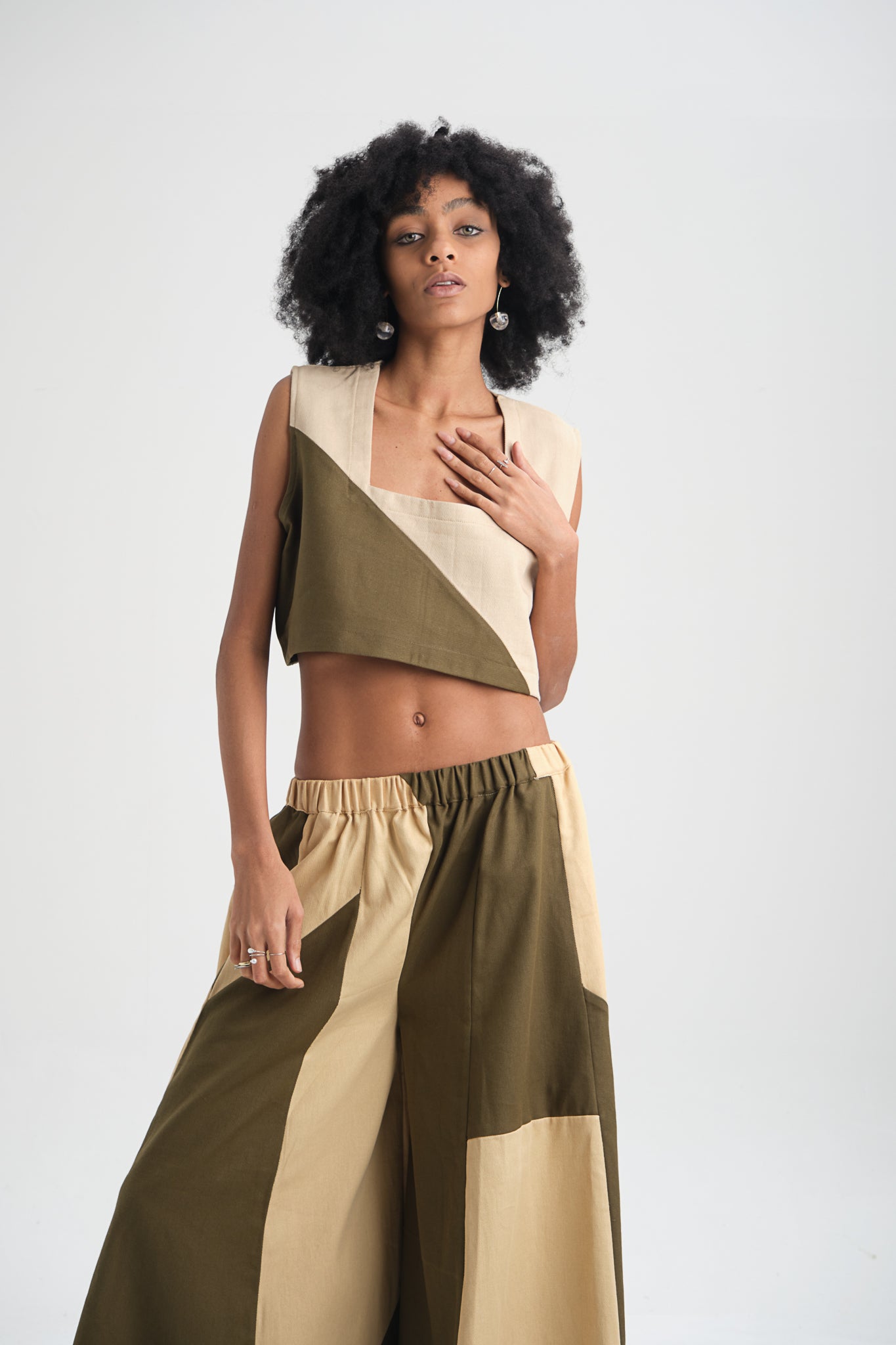 Soft yet stylish cotton canvas top for women – breathable, durable, and ethically made. A versatile sustainable fashion piece, perfect for casual and statement looks