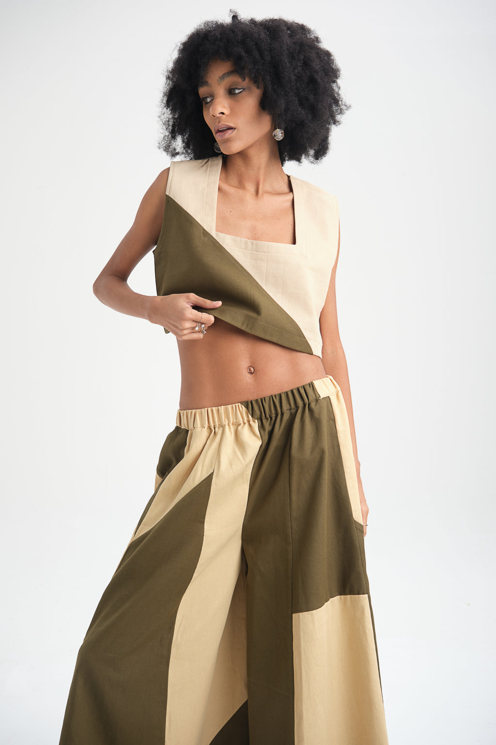 Soft yet stylish cotton canvas top for women – breathable, durable, and ethically made. A versatile sustainable fashion piece, perfect for casual and statement looks