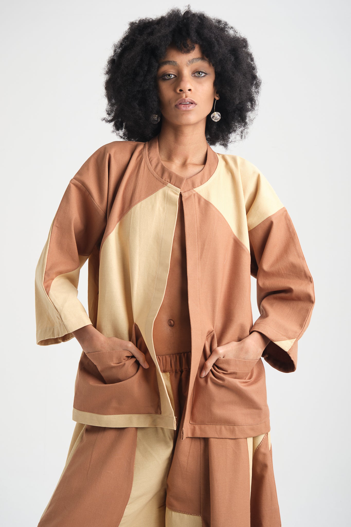 Soft yet stylish cotton canvas top for women – breathable, durable, and ethically made. A versatile sustainable fashion piece, perfect for casual and statement looks