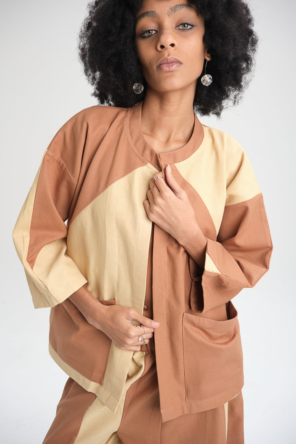 Soft yet stylish cotton canvas top for women – breathable, durable, and ethically made. A versatile sustainable fashion piece, perfect for casual and statement looks