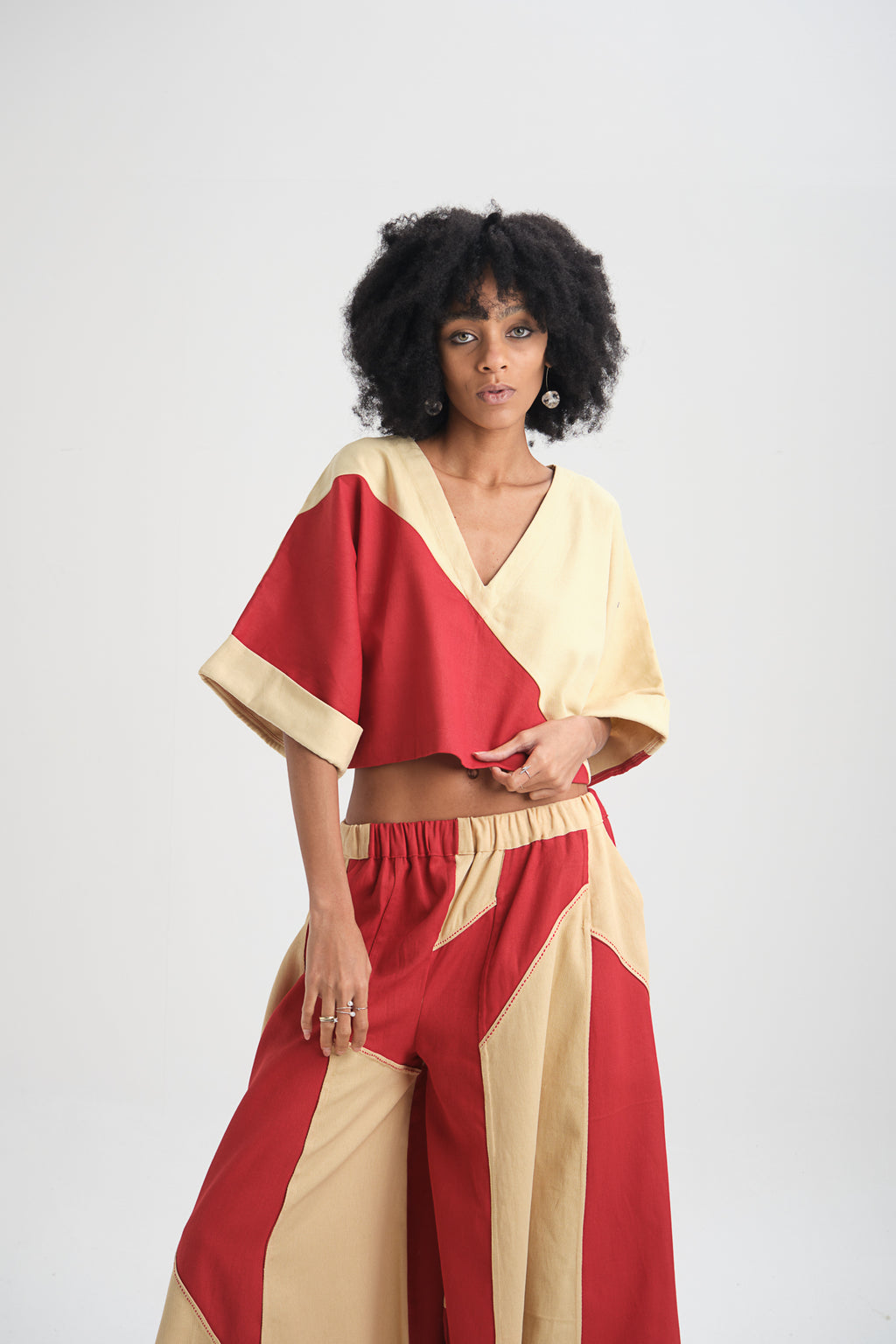 Soft yet stylish cotton canvas top for women – breathable, durable, and ethically made. A versatile sustainable fashion piece, perfect for casual and statement looks