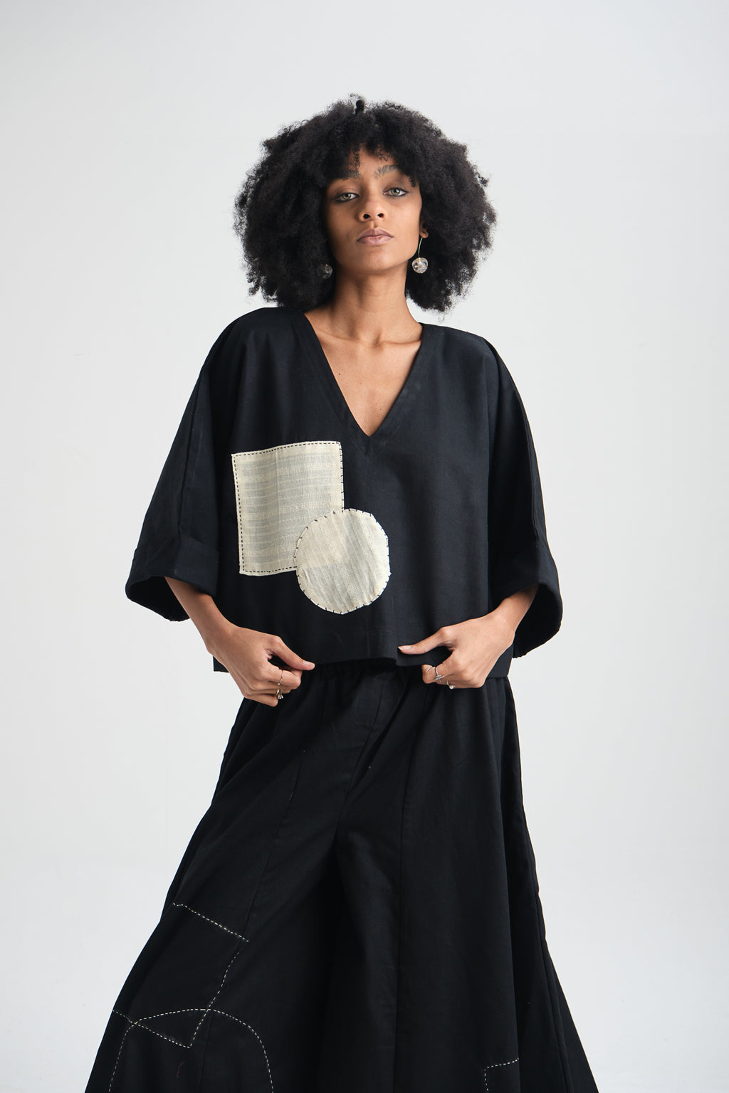 Soft yet stylish cotton canvas top for women – breathable, durable, and ethically made. A versatile sustainable fashion piece, perfect for casual and statement looks