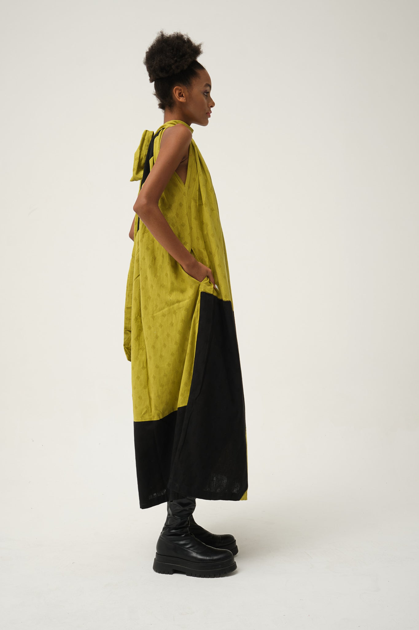 Black & Green FLINTSTONE DRESS