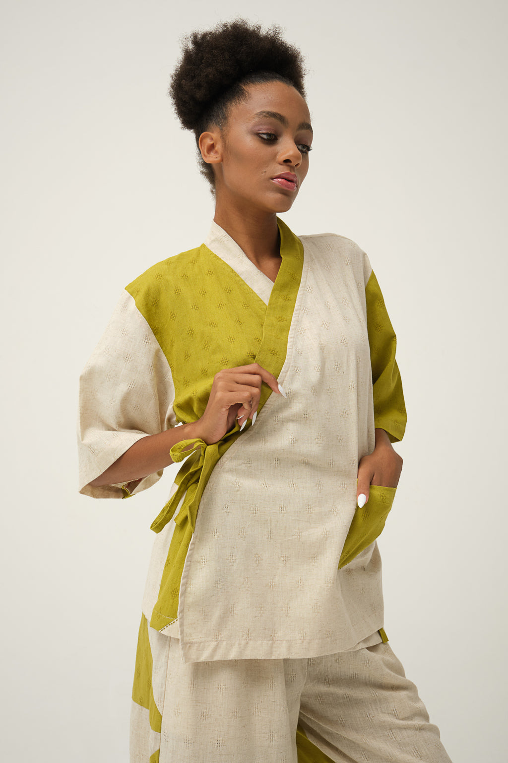 Green & Cream SPONGEBOB JACKET