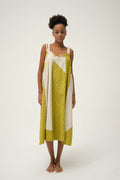Green & Cream CHARLIE DRESS