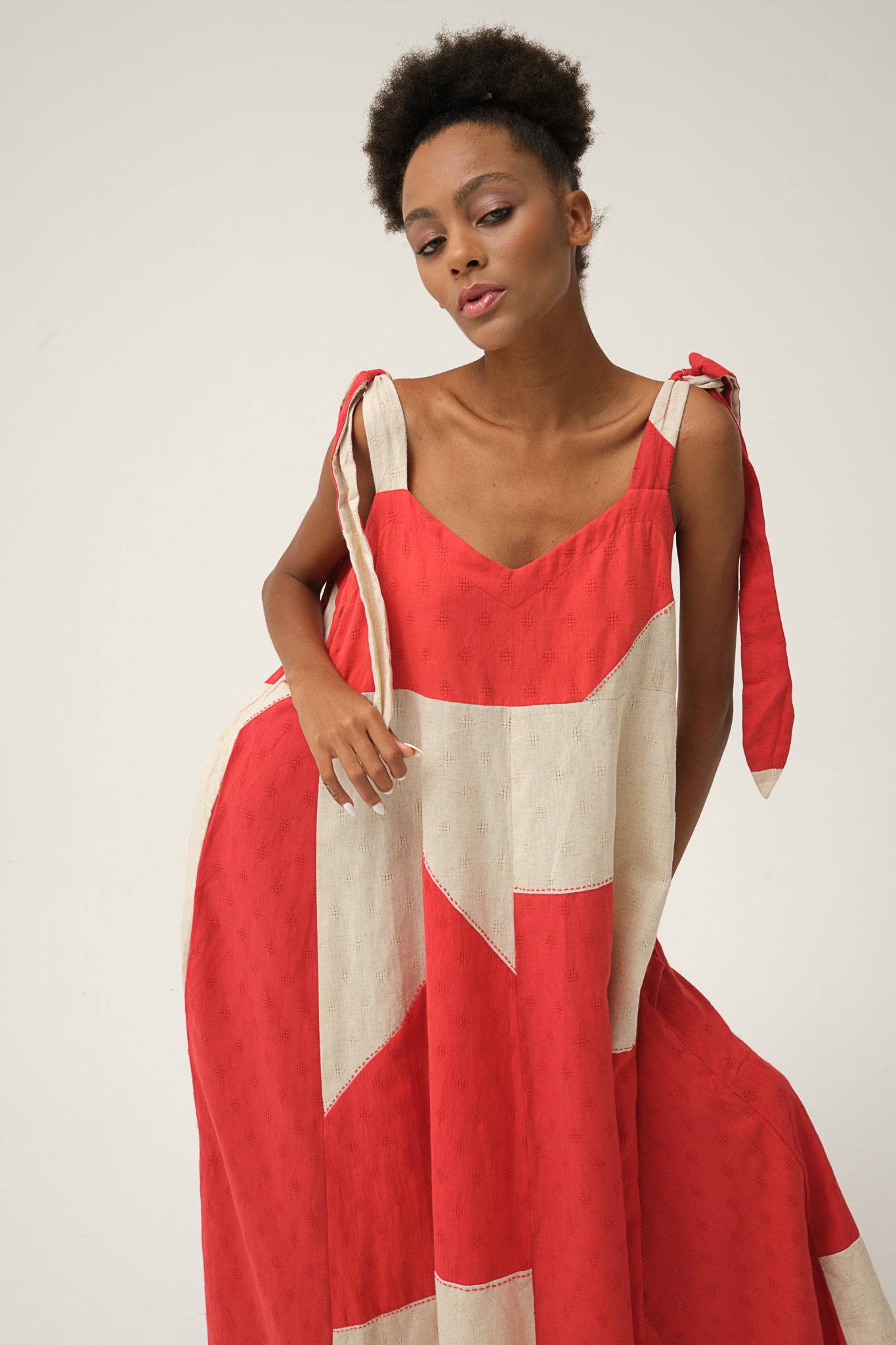 Black & Green WINNIE DRESS