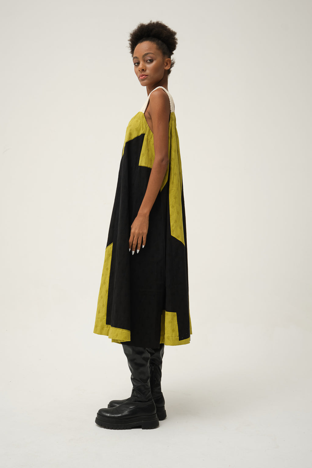 Black & Green WINNIE DRESS