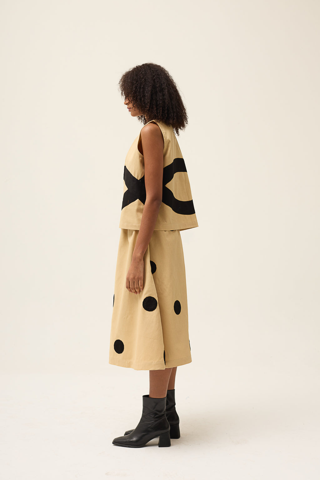 handmade polka skirt