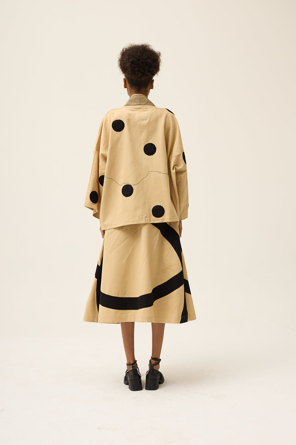 Black Polka Blush Jacket