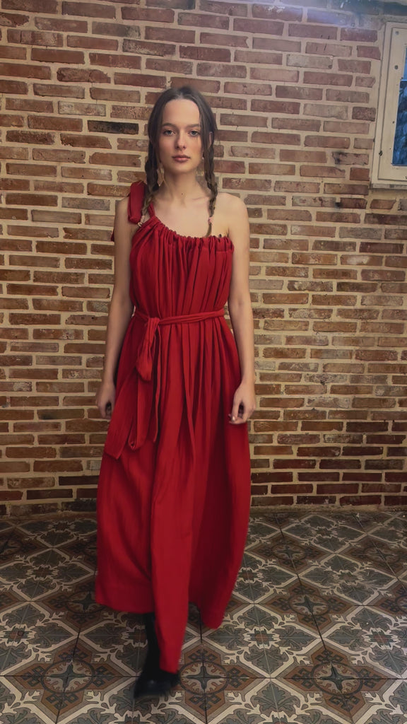 Red Summer dress