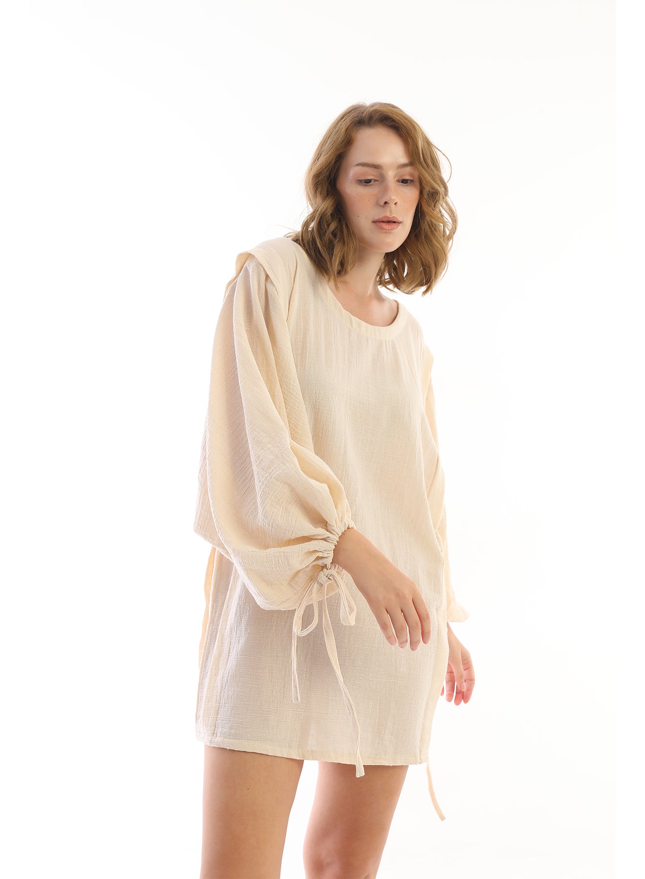 Cream Chantana Dress