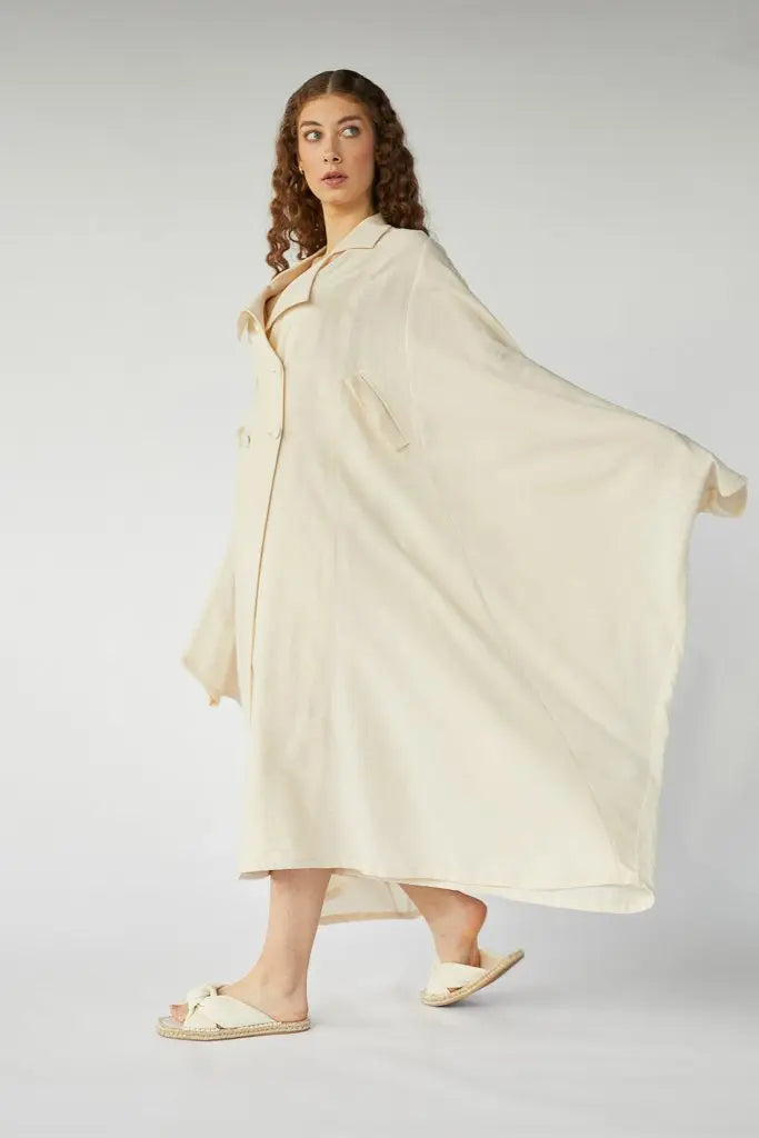 Cream Leo Jacket White Canvas 