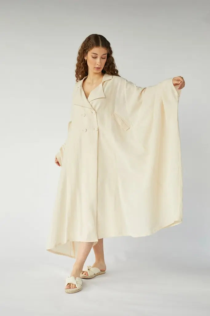 Cream Leo Jacket White Canvas 