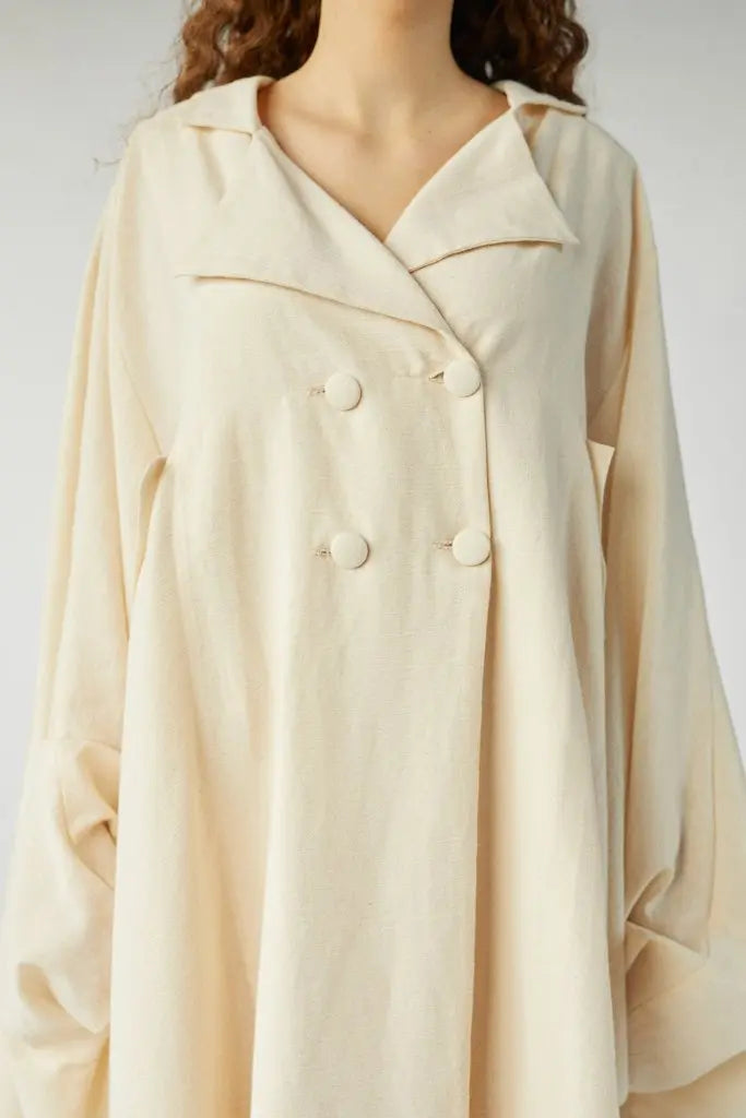 Cream Leo Jacket White Canvas 
