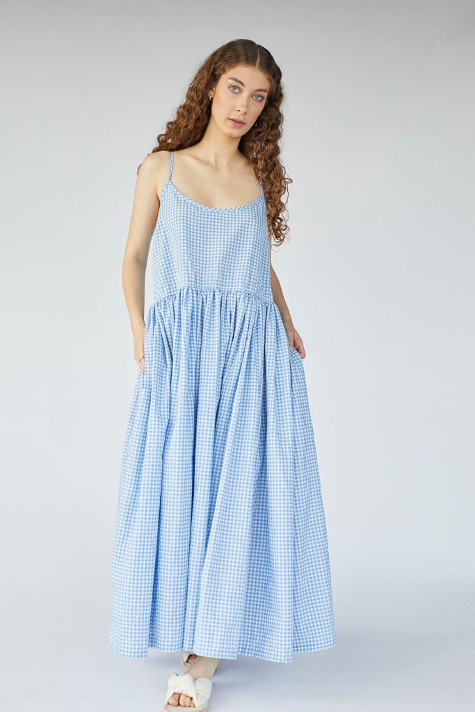 Retro style cotton dress