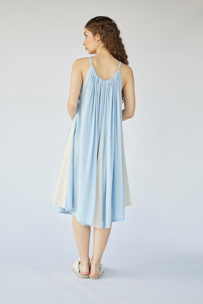 blue Cotton dress 