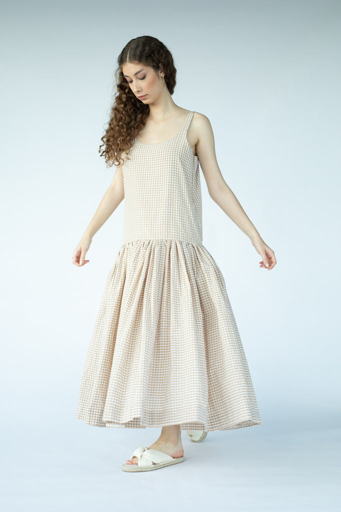 Checkered Aquarian Dress