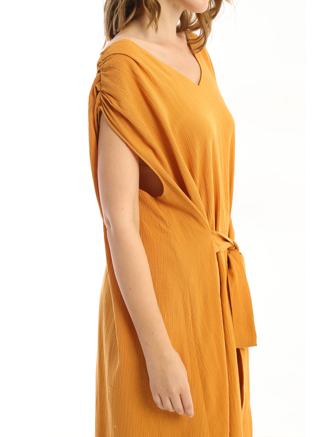 Mustard Phaibun Dress